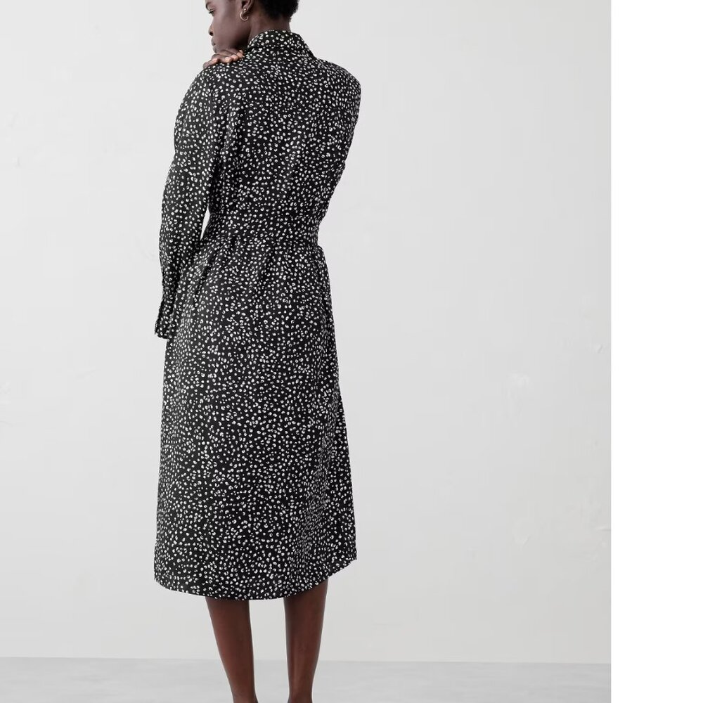 Banana Republic Tie Waist Midi Dress - Picture 2 of 3